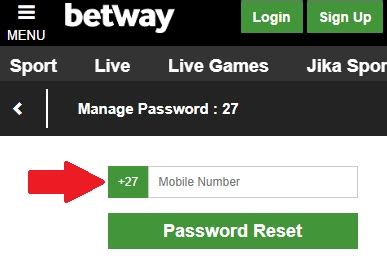 betway forgot username and password